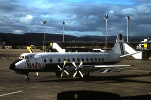 1979년 글래스고 공항에 주차된 항공기