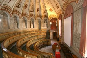 레오폴도 폴락, 스카르파 강당, 1785-1786.