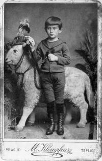 5살의 프란츠 카프카