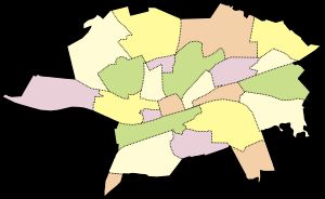 토룬의 행정구역