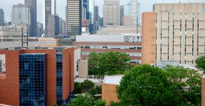 유니버시티 시티 캠퍼스에서 센터시티 동쪽 방면