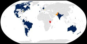비이성적 성별 인정 세계 지도