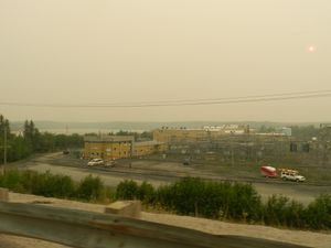 옐로나이프에 전력을 공급하는 잭피시 디젤 발전소 (노스웨스트 준주 전력 공사 운영)