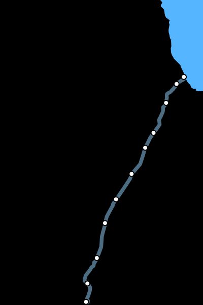 암트랙 링컨 서비스 노선도