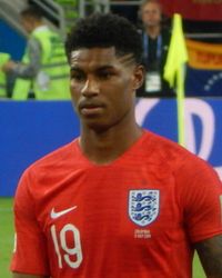 2018년 잉글랜드 대표팀의 래시퍼드