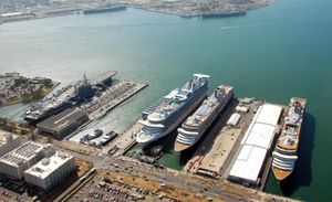 샌디에이고 항구는 캘리포니아에서 세 번째로 분주한 항구입니다.