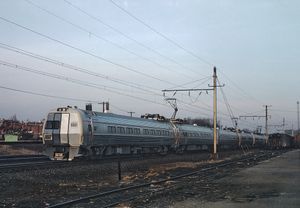 펜 센트럴의 버드 메트롤라이너 880호. 1969년 1월 16일 메트롤라이너 서비스 첫 운행