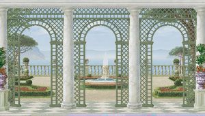 Rainer Maria Latzke가 디자인한 CAM 방식의 프레스코그래피, 캔버스에 디지털 인쇄