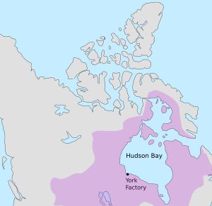 루퍼트 랜드, 허드슨 만 유역을 포함하는 지역