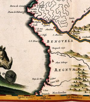 17세기 벵겔라 지도