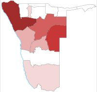 오지헤레로어 사용 분포(2011)