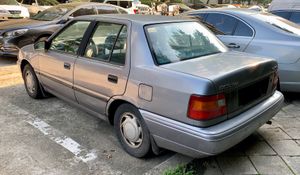 현대 뉴 엑셀 (4도어) 후측면