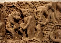 11세기 조각에 묘사된 라마야나