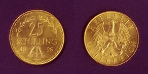 25실링 금화, 순도 0.900