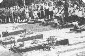 전사한 포르투갈 군인들을 위한 추모식