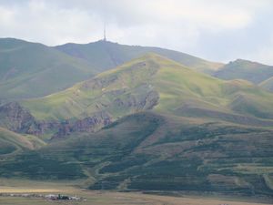 팔란도켄(Palandöken Mountain) 2009년 8월, 에르주룸 시내에서 바라본 모습