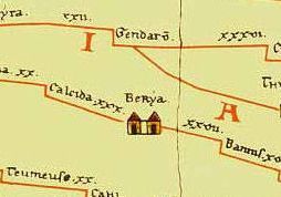 《페우팅거 지도》에 나타난 베로이아