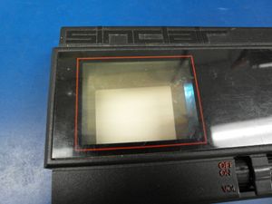 휴대용 CRT TV인 싱클레어 FTV1에 사용된 프레넬 렌즈. 화면의 세로 비율만 확대함