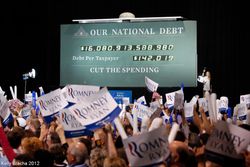 오하이오주 톨레도에서 열린 롬니 선거 유세