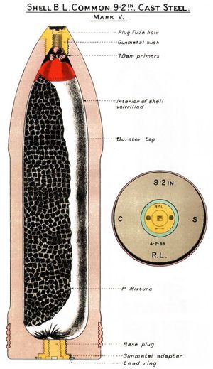 BL 9.2인치 보통탄 Mk&nbsp;V