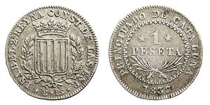 이사벨 2세 재위 기간 동안 카탈루냐 공국의 마지막 주화가 주조되었다.