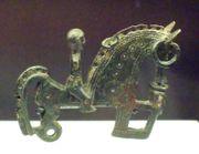 전사를 묘사한 청동 켈티베리아 피불라(fibula)(기원전 3~2세기)