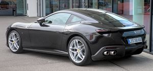 페라리 로마의 뒷 부분