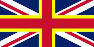 세인트 조지 십자기의 흰색 배경을 세인트 데이비드의 깃발의 노란색으로 대체하여 웨일스를 영국 국기에 통합하는 또 다른 제안