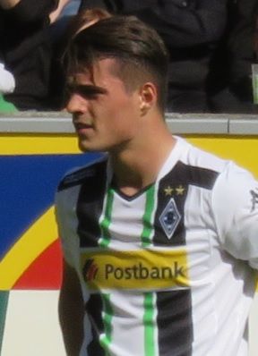 2015년 보루시아 묀헨글라트바흐에서 뛰는 자카