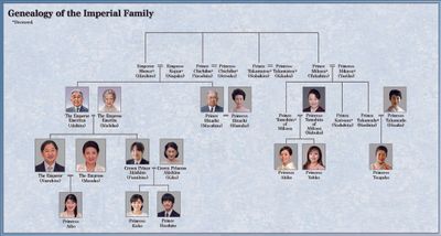 2024년 12월 기준 일본 황족 가계도