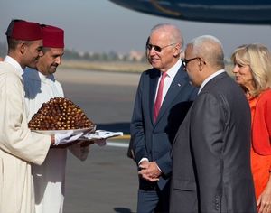 2014년 11월, 모로코에서의 바이든