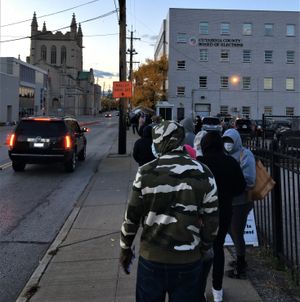 오하이오주 클리블랜드에서의 조기 투표