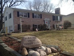 1985년 미국 농업 방문 중 시진핑이 미국 가정에서 머물렀던 아이오와주 머스캐타인의 집. 수십 년 후 박물관으로 바뀌었다.