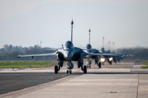 크로아티아 공군 191전대의 다쏘 라팔 전투기