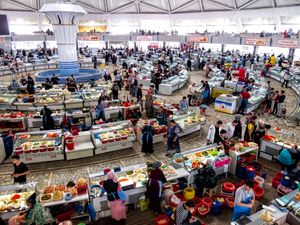 호르주 시장 내부