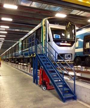 시험 운행에 들어간 신형 전동차 MPM-10