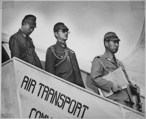 마닐라에 도착한 일본 정부 전권