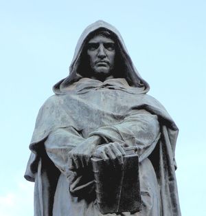 로마에 있는 조르다노 브루노의 청동상