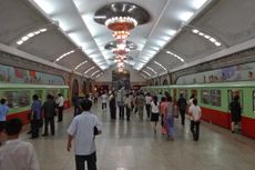 방공호 기능을 갖춘 평양 지하철