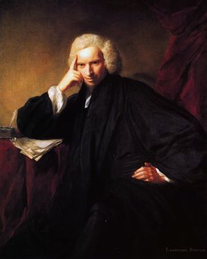 『트리스트람 섐디(Tristram Shandy)』(1759)의 저자, 로렌스 스턴(Laurence Sterne)(1713-1768) 사망
