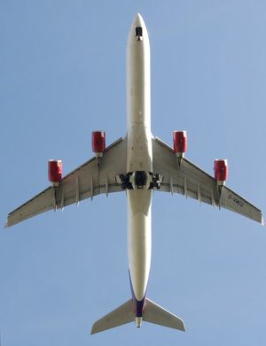 버진 애틀랜틱 항공(Virgin Atlantic Airways)의 A340-600.