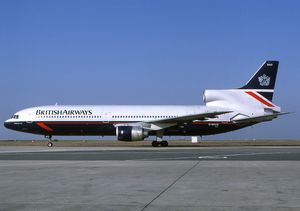 1986년 랜더 도색의 브리티시 에어웨이즈 L-1011 트라이스타