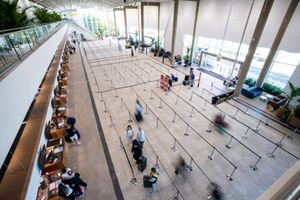 2024년 개선 공사 이전 국제선 터미널 체크인