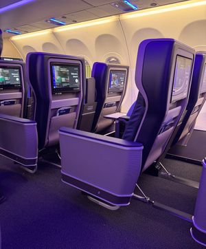 A321neo의 유나이티드 항공 퍼스트 클래스 좌석