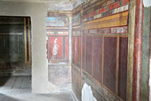 미스터리의 빌라의 프레스코화.