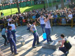 바라칼도(Barakaldo)에서 열리는 바레나찰레악(Barrenatzaileak) 경기