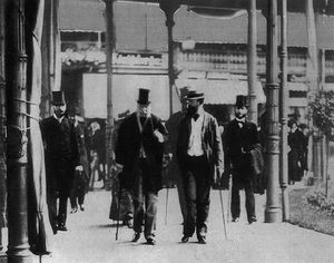 엠스에 체류중인 빌헬름 1세