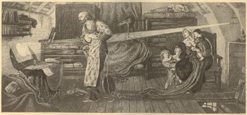 금성의 일면통과 현상을 관측하고 있는 윌리엄 크랩트리.