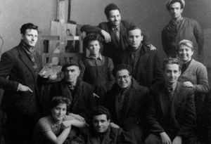 국립예술대학 학생들 (약 1952~53년)