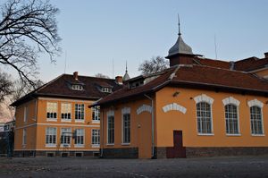 소피아 시내의 일반적인 학교 건물